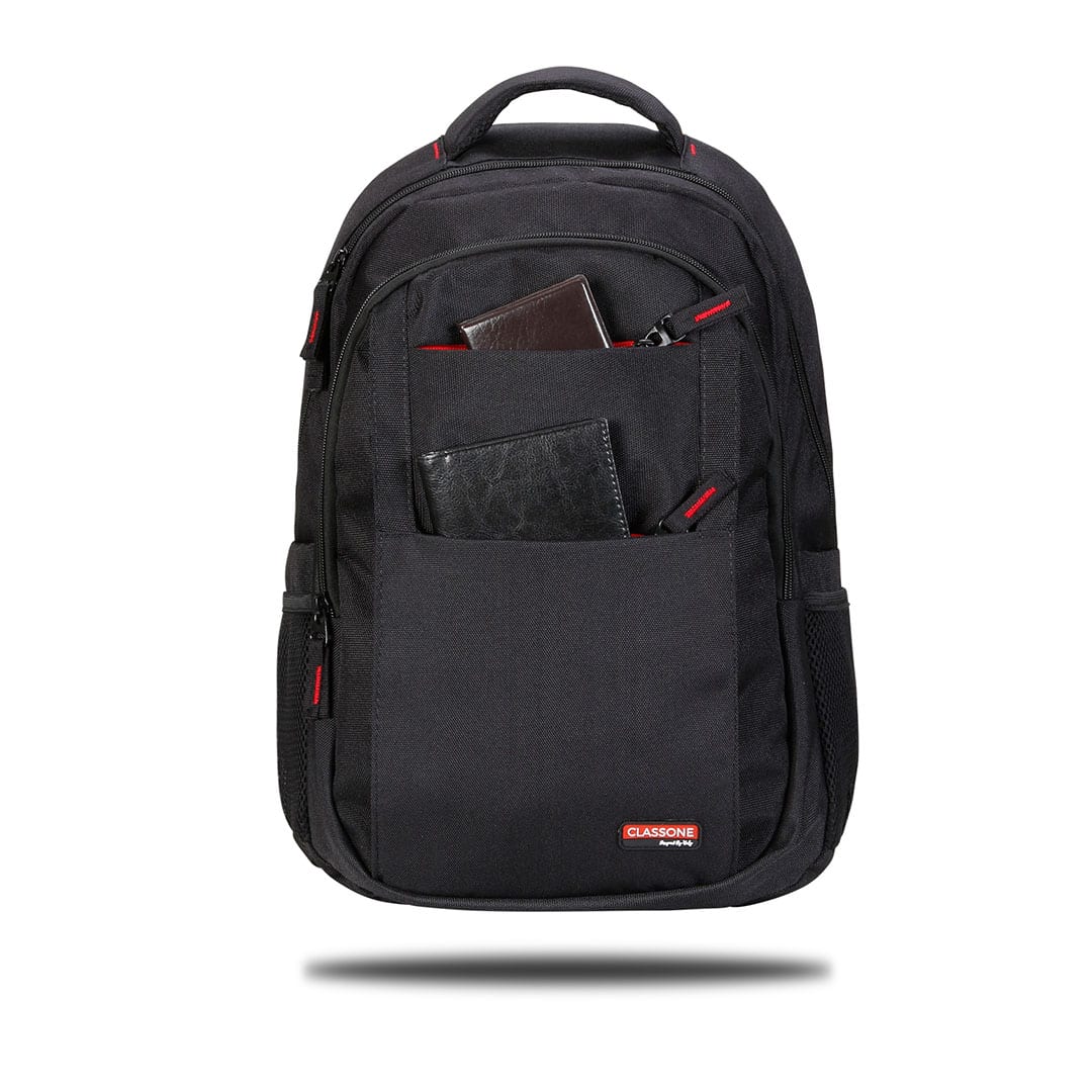 Classone BP-L300 Siena Serisi WTXpro Su Geçirmez Kumaş 15, 6 İnch Sırt Çantası - Siyah