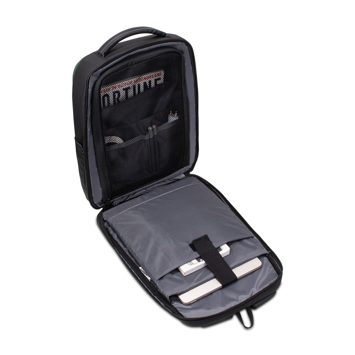Classone GA-0017 Gauntlet V1 Sert Kabuk Serisi 15.6 İnch WTX Pro Su Geçirmez Kumaş Laptop Çantası -yeşil