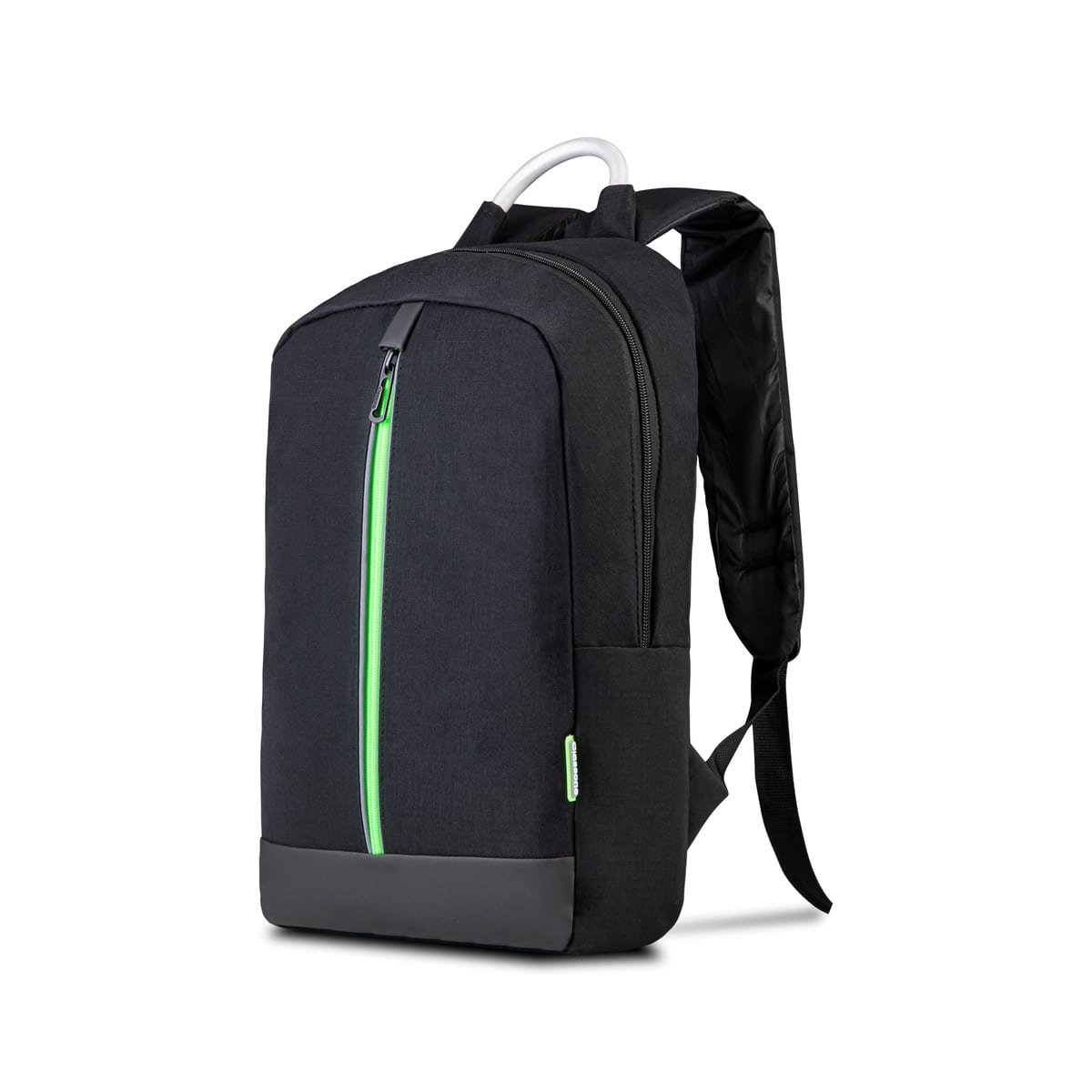 Classone Genoa Serisi PR-R400Y WTXpro Su Geçirmez Kumaş 15.6 Notebook Sırt Çantası-siyah-yeşil Astar