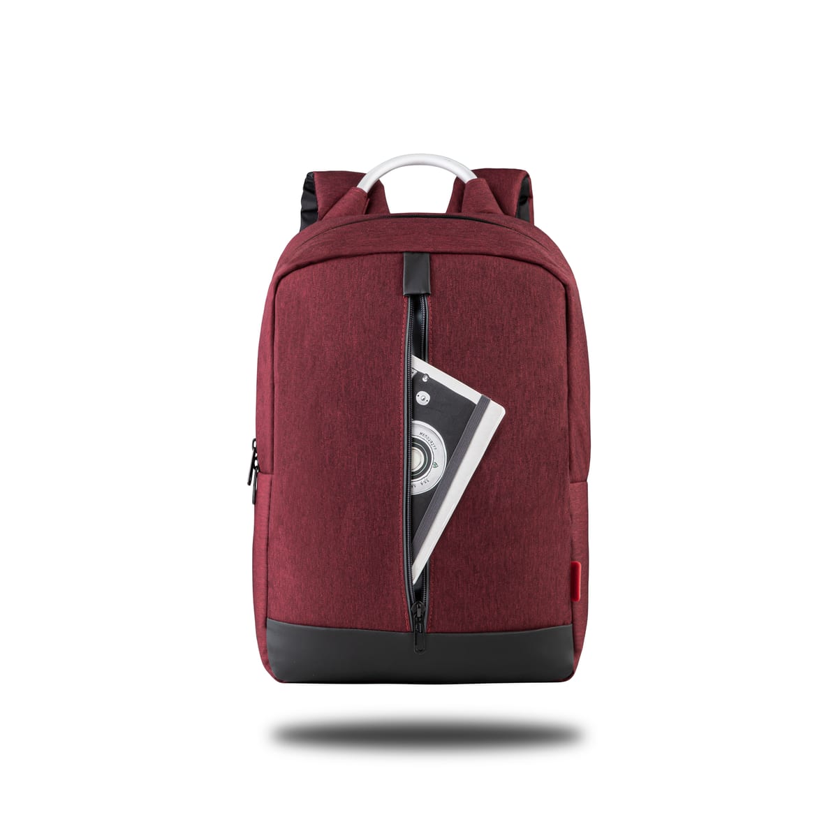 Classone Genoa Serisi PR-R405 WTXpro Su Geçirmez Kumaş 15.6 Sırt Notebook Çantası-bordo