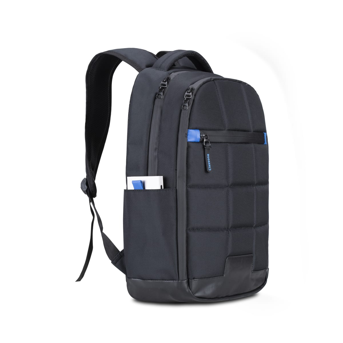 Classone La Spezia Serisi BP-IT600 15.6 İnch WTXpro Su Geçirmez Kumaş, Su Geçirmez Fermuar, Laptop Sırt Çantası –siyah