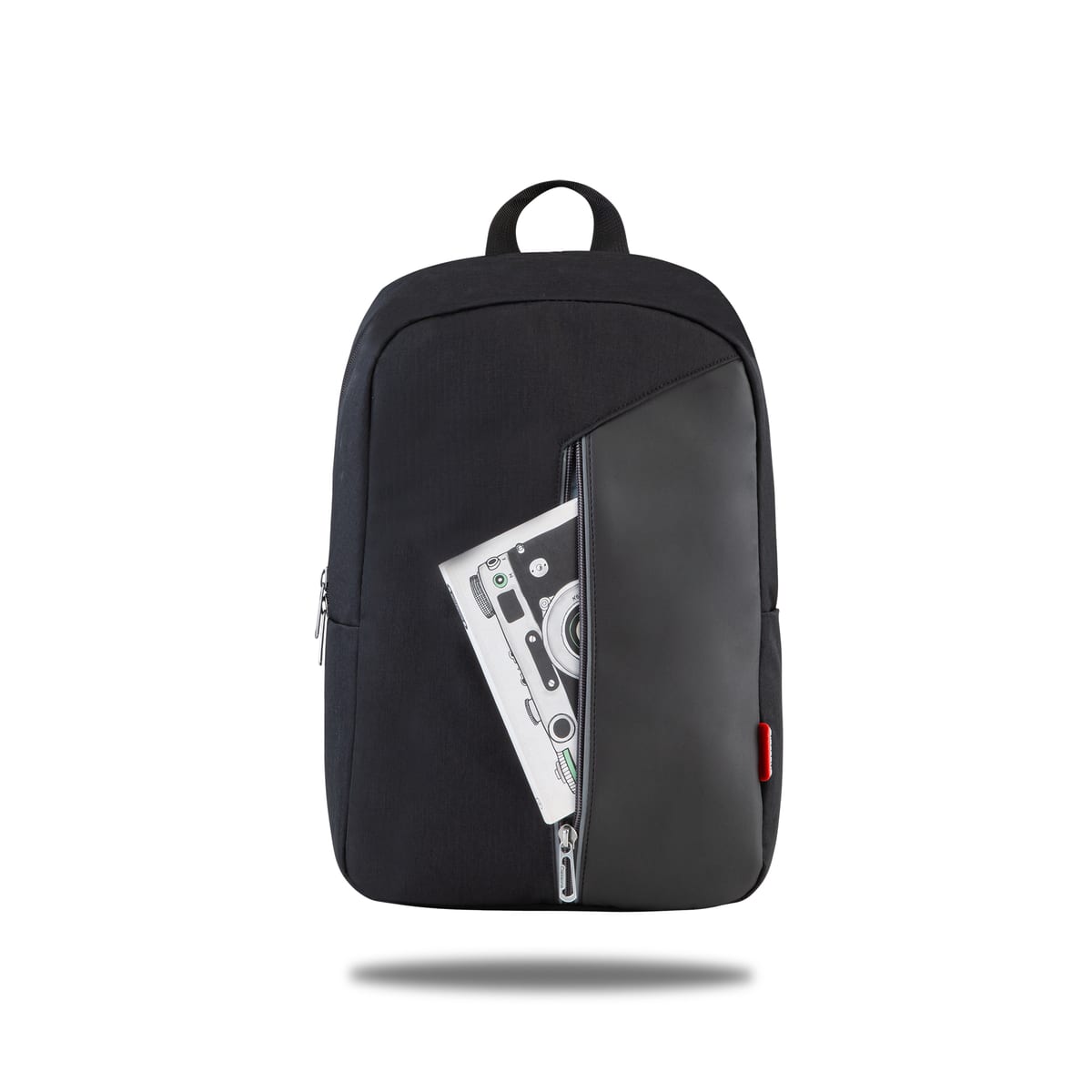 Classone Modena Serisi PR-R300G WTXpro Su Geçirmez Kumaş 15.6 Notebook Sırt Çantası-siyah-gri Astar