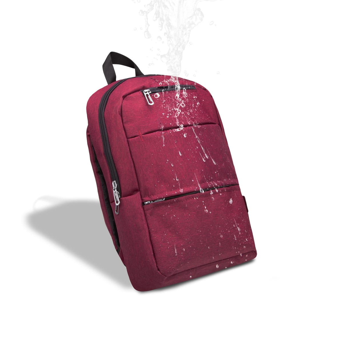 Classone PR-C1605 Casetto Serisi WTXpro Su Geçirmez Kumaş 15.6 Notebook Sırt Çantası-bordo