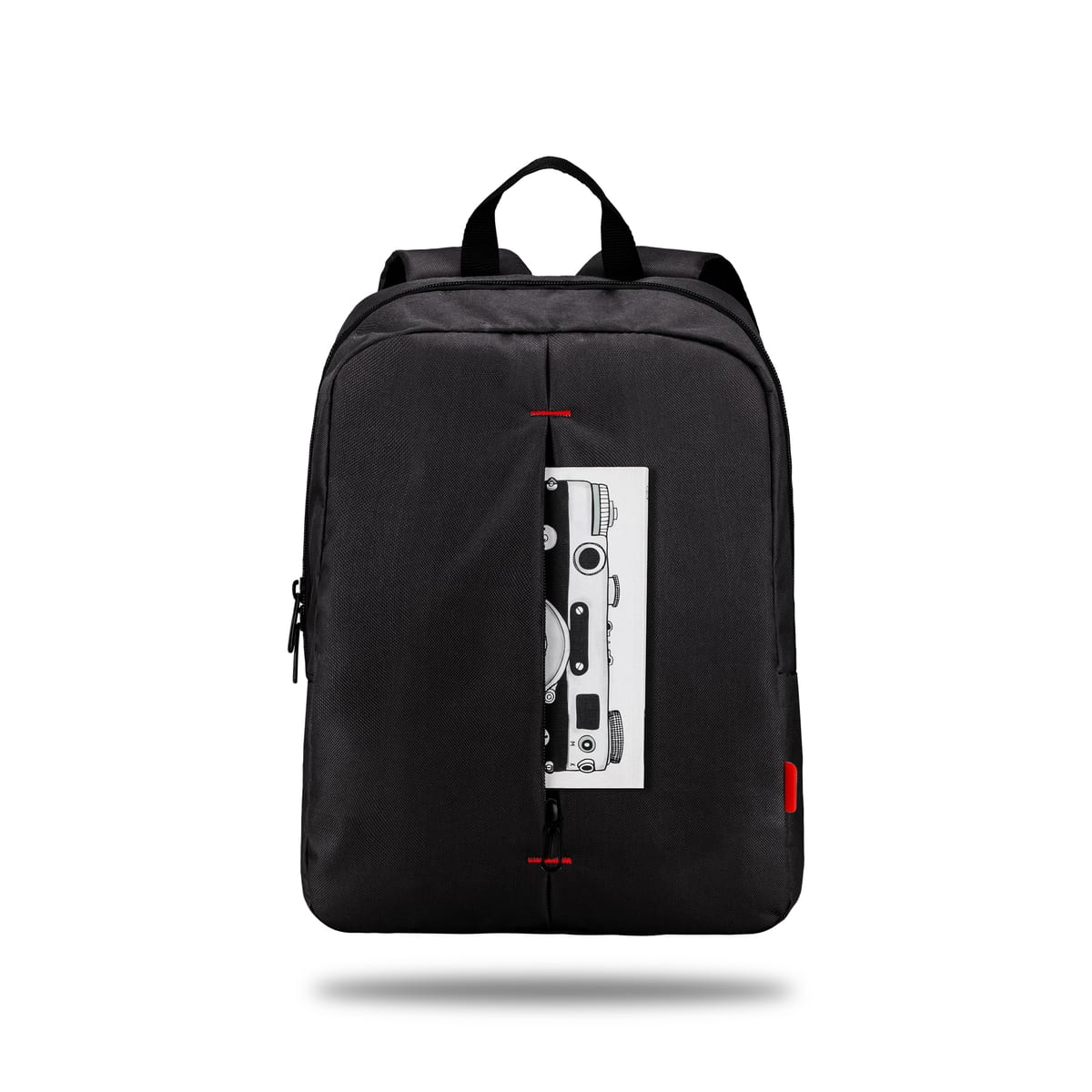Classone PR-R140 Roma Medium Serisi WTXpro Su Geçirmez Kumaş Notebook 14 İnch Sırt Çantası / Siyah