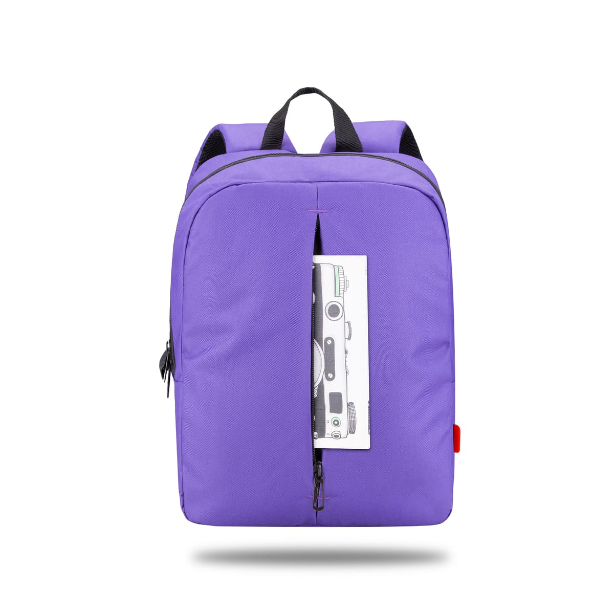 Classone PR-R146 Roma Medium Serisi WTXpro Su Geçirmez Kumaş Notebook 14 İnch Sırt Çantası / Mor