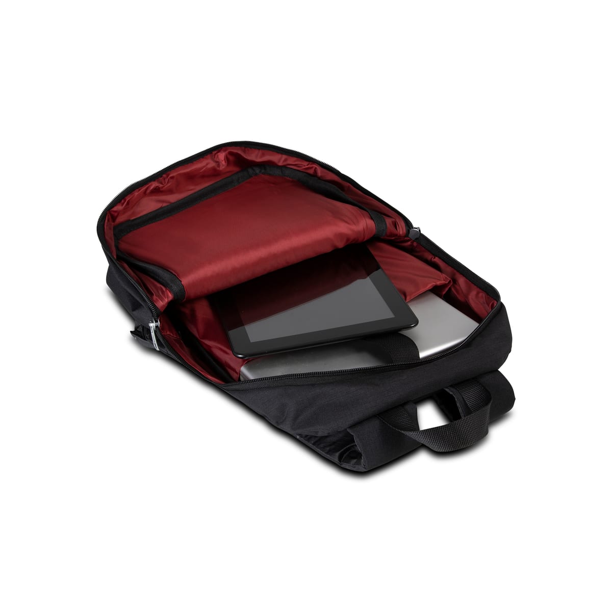 Classone PR-R200B Lucca Serisi WTXpro Su Geçirmez Kumaş 15, 6 İnç Laptop Notebook Sırt Çantası – Bordo Astar