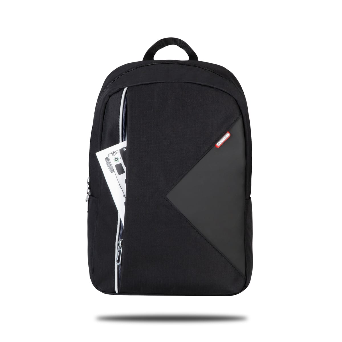 Classone PR-R200G Lucca Serisi WTXpro Su Geçirmez Kumaş 15, 6 İnç Laptop Notebook Sırt Çantası – Gri Astar