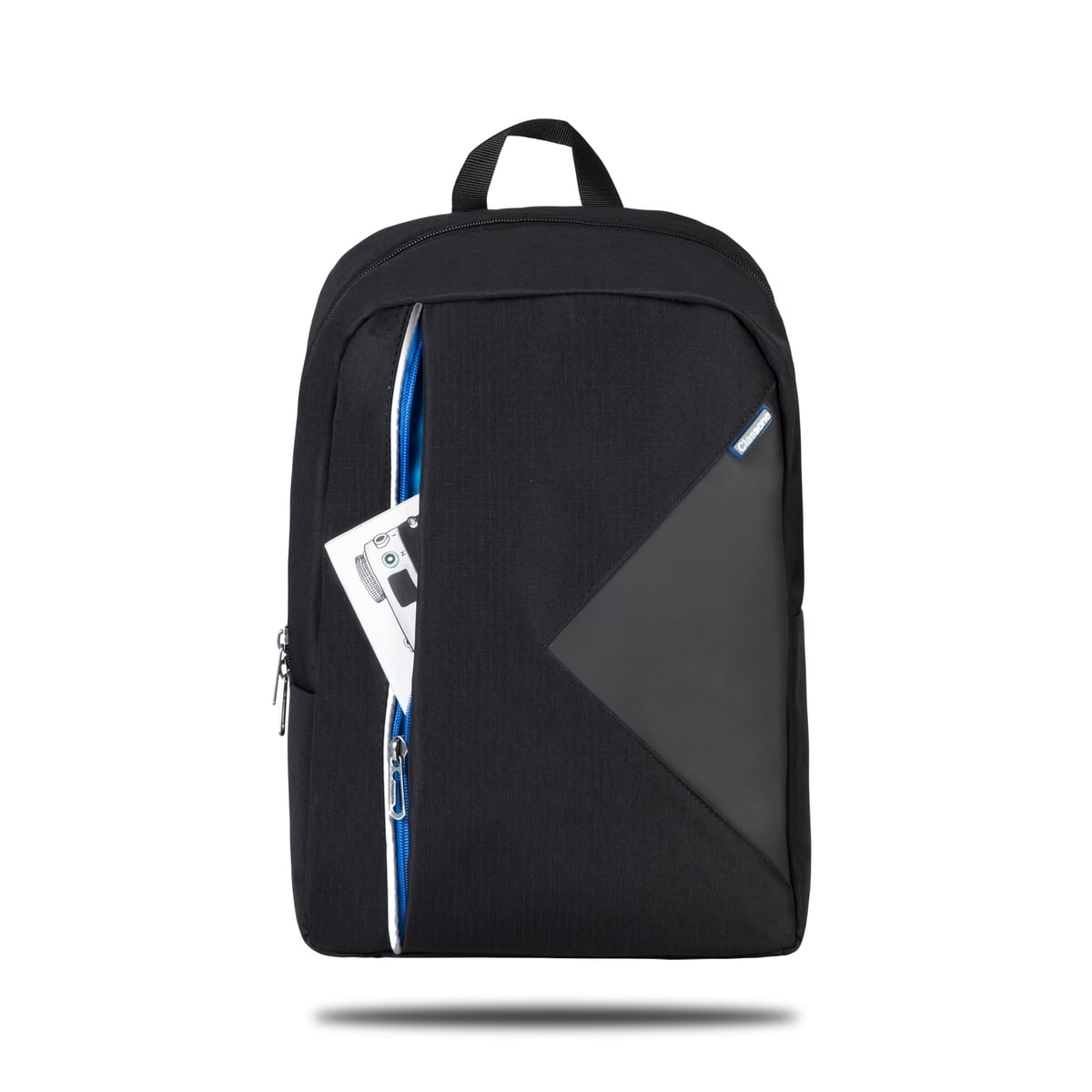 Classone PR-R200M Lucca Serisi WTXpro Su Geçirmez Kumaş 15, 6 İnç Laptop Notebook Sırt Çantası – Mavi Astar