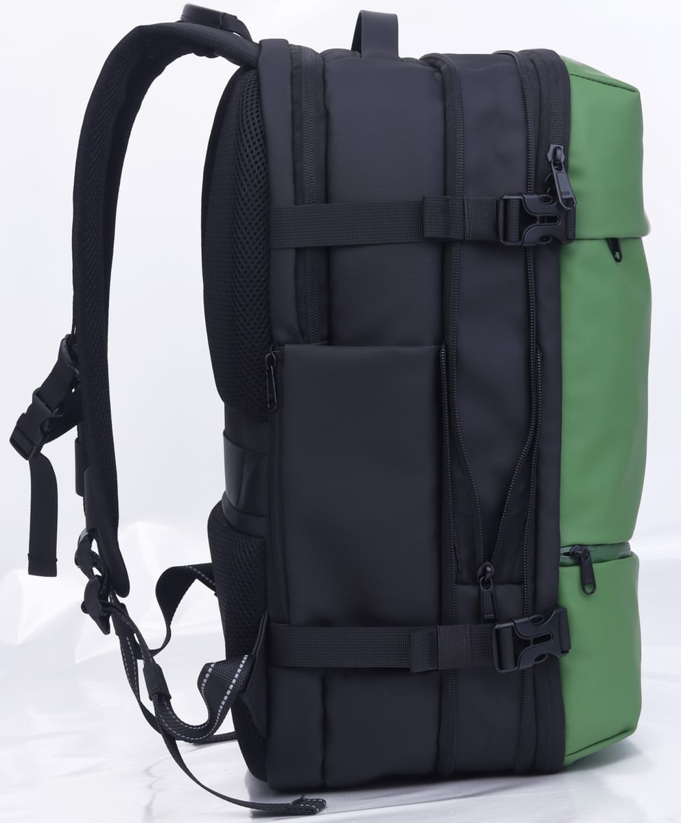 Classone VC173-07G VIP Vacum Travel Serisi 14, 15.6, 17, 3 İnç Laptop Sırt Çantası- Yeşil