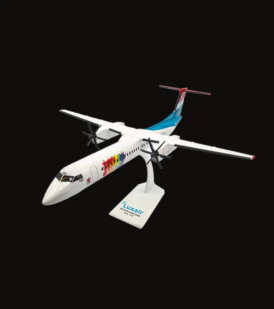 De Havilland Dash 8 Logo Baskılı Uçak Maketi
