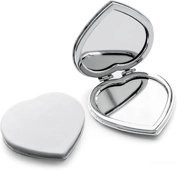 DERİ KALPLİ PROMOSYON AYNA