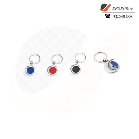 Dönerli Metal Anahtarlık (Daire)