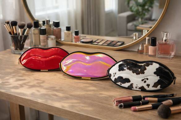 DUDAK ŞEKLİNDE MAKYAJ ÇANTASI