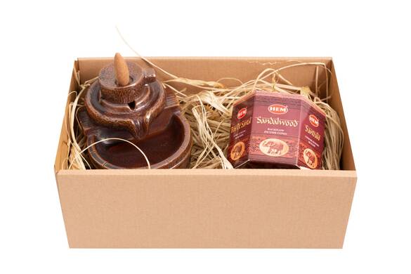 Geri Akış Şelale Tütsü Bambu Model