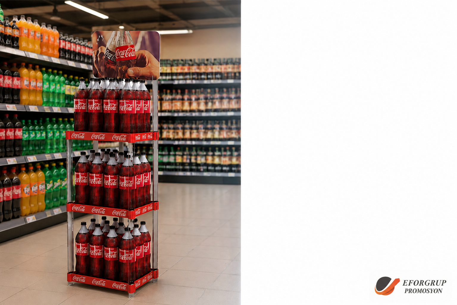 Ayaklı Market ve FMCG Ürün Teşhir Standı