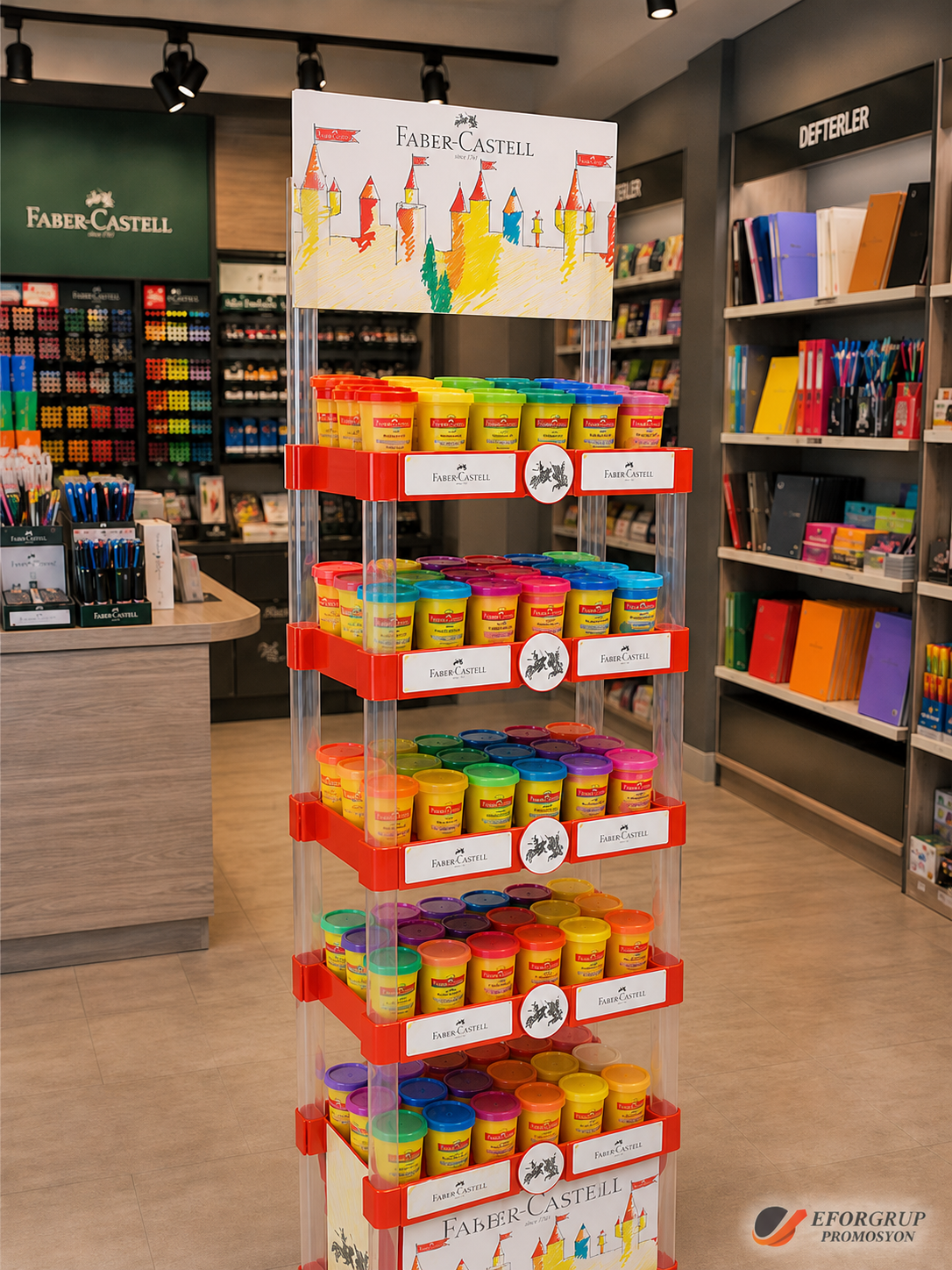 Ayaklı Market ve FMCG Ürün Teşhir Standı