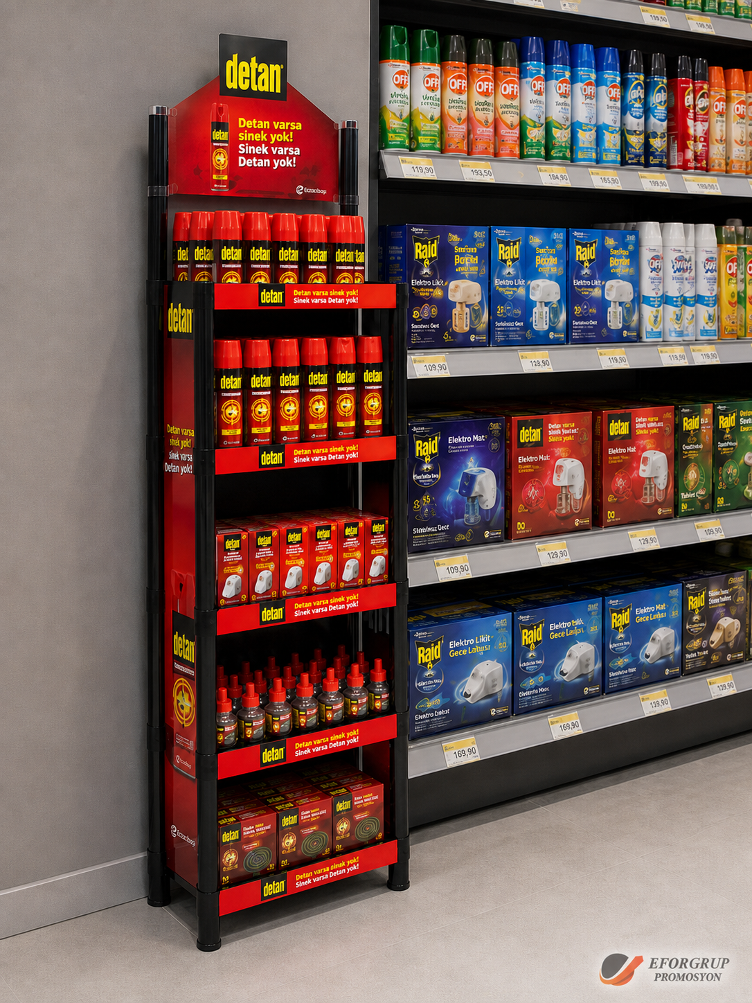 Ayaklı Market ve FMCG Ürün Teşhir Standı