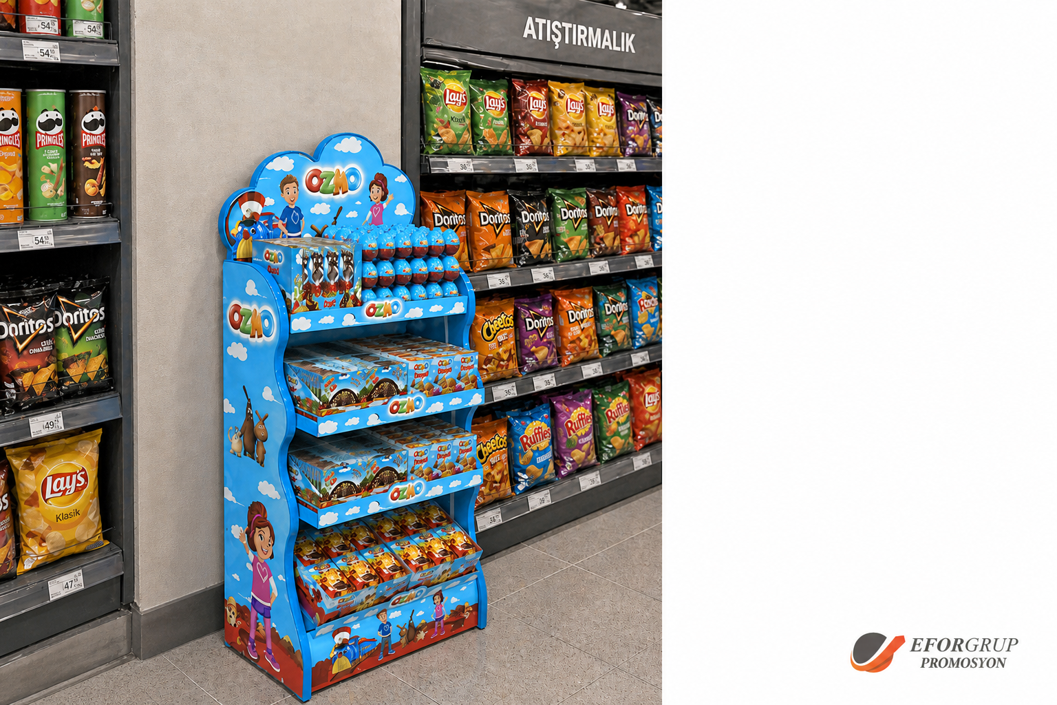 Ayaklı Market ve FMCG Ürün Teşhir Standı