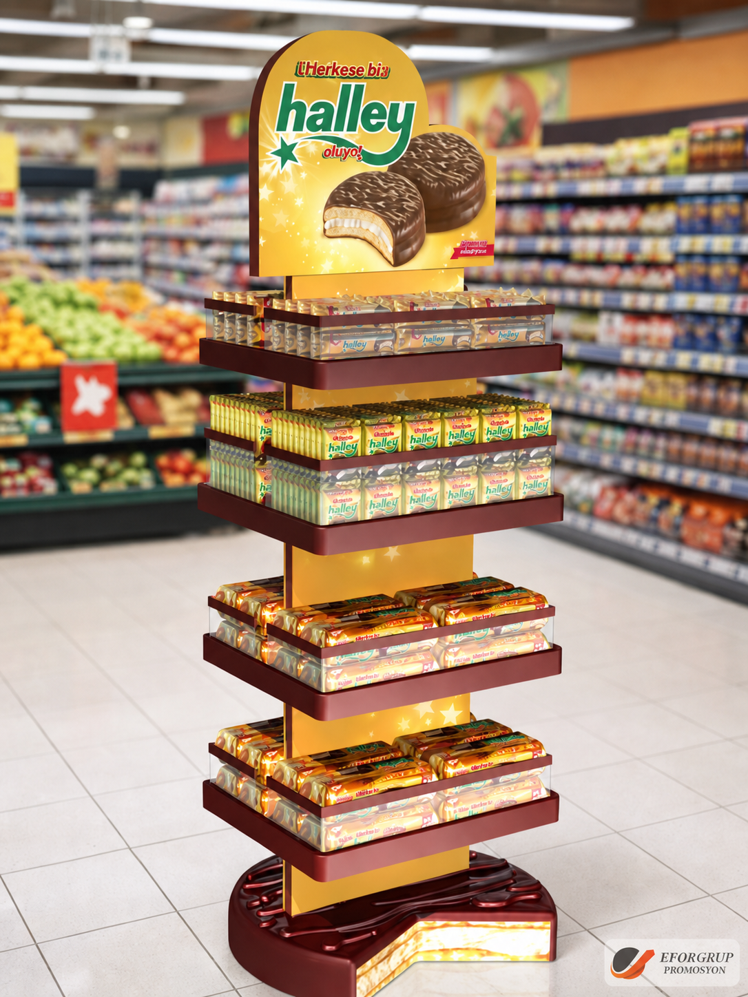 Ayaklı Market ve FMCG Ürün Teşhir Standı