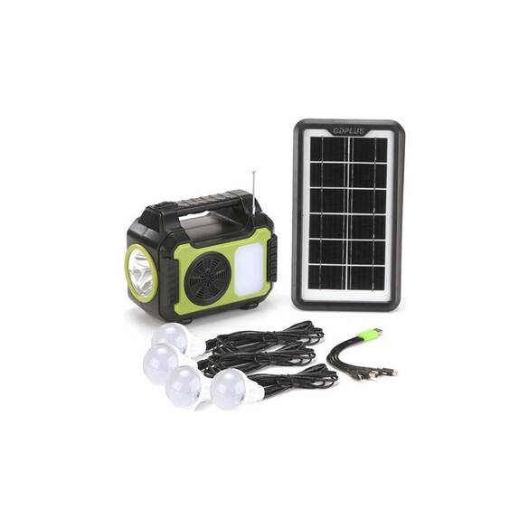 GD-8072 Solar Işık Istasyonu Radyo/mp3 Çalar/fener