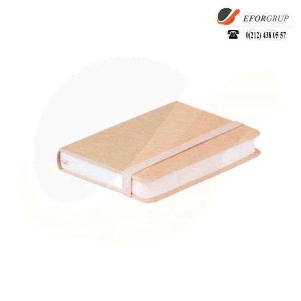 Geri Dönüşümlü Lastikli Defter(8 x 10,5 cm)