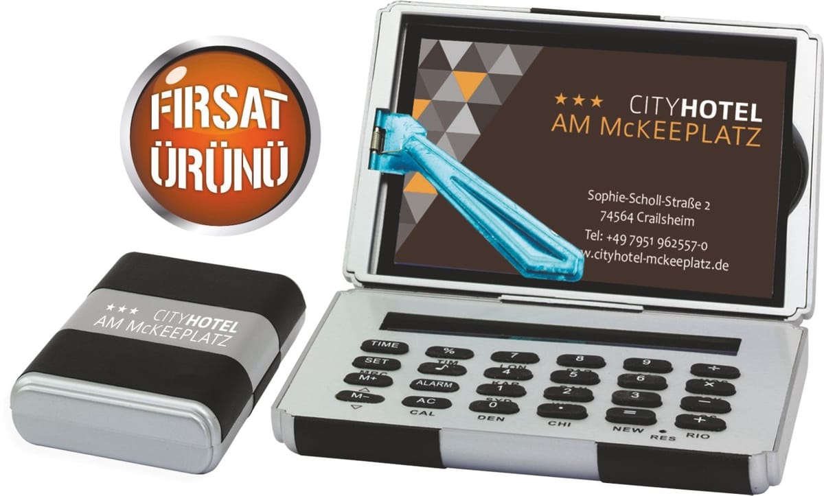 Hesap Makinalı Kartvizitlik