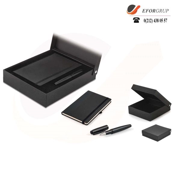 Kutulu VIP Set (Defter ve Roller Kalem)