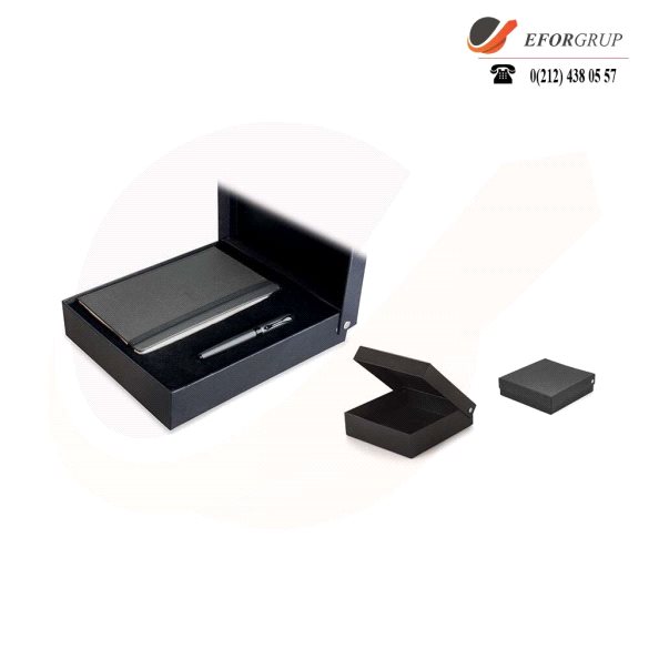 Kutulu Promosyon VIP Set(Defter+Roller Kalem)