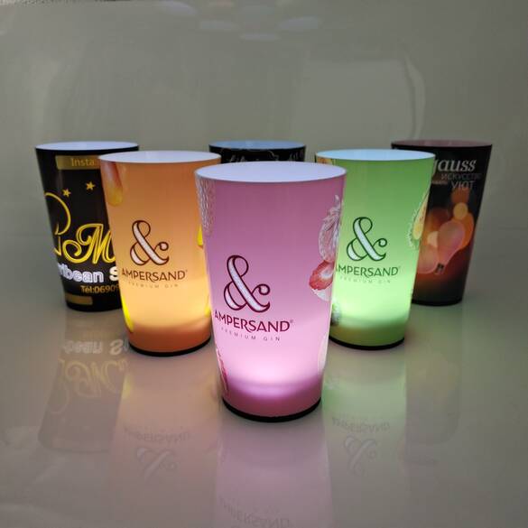 Led Işıklı Bardak