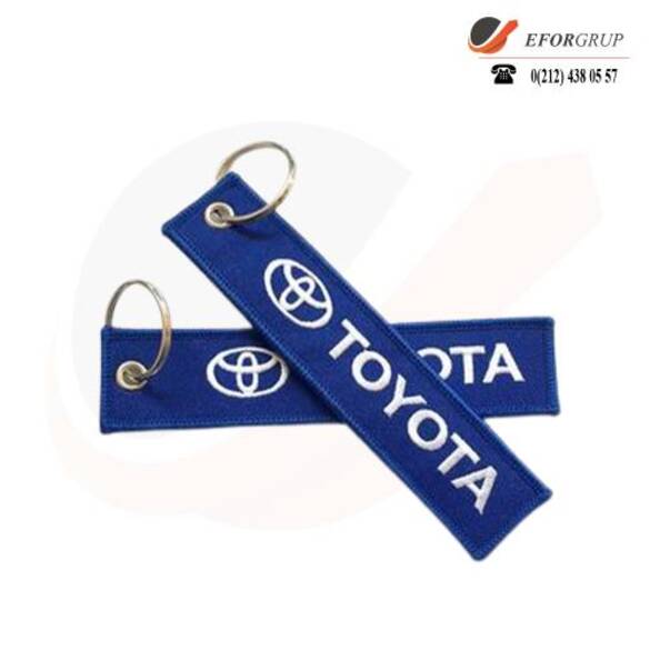 Markalı Yumuşak Dokuma Anahtarlık