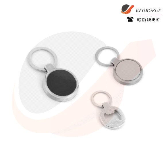 Metal Açacaklı Yuvarlak Anahtarlık