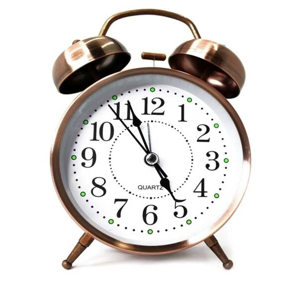 Metal Bakır Çalar Saat