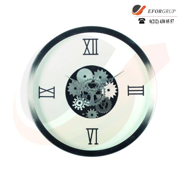 Metal Dişli Duvar Saati