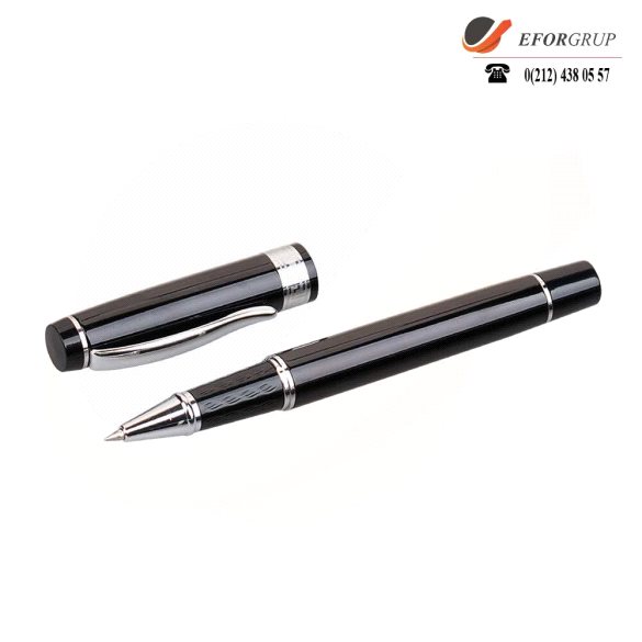 Metal Siyah Roller Kalem