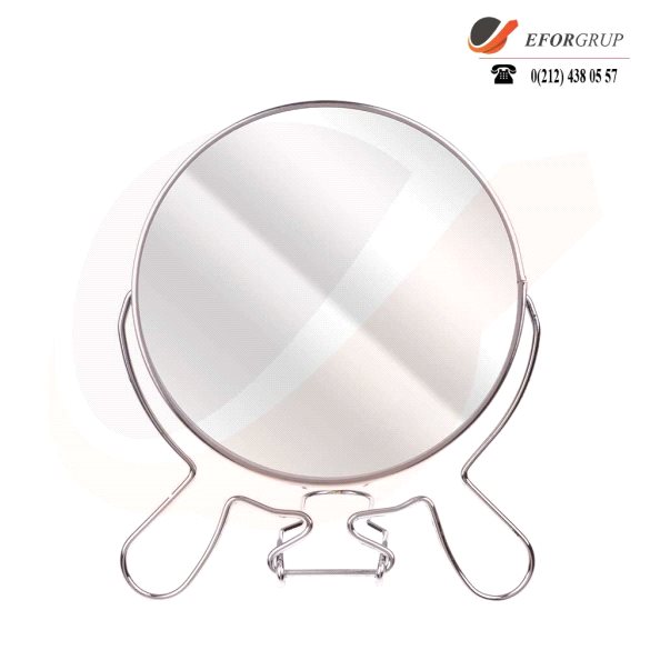 NEROX 12 CM GRİ AYAKLI METAL AYNA NRX-2020