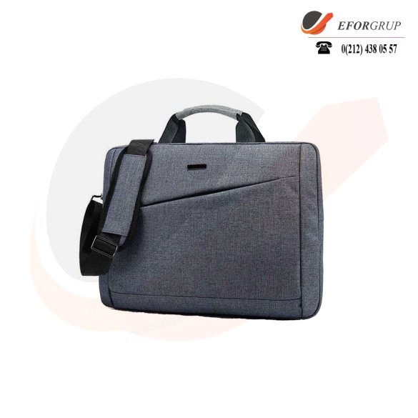Önden Fermuarlı Laptop Çantası