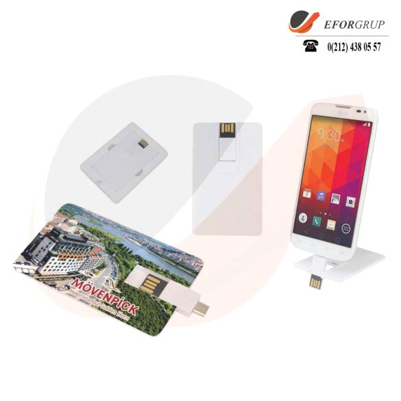 OTG Özellikli Kartvizit USB Bellek
