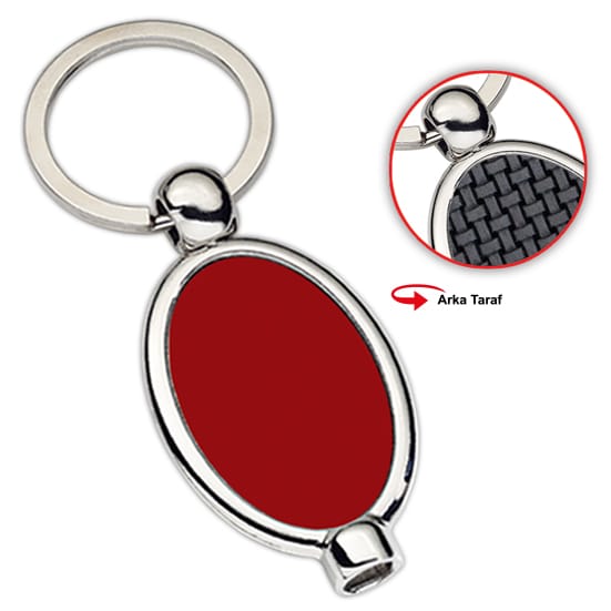 Oval Purjör Anahtarlık