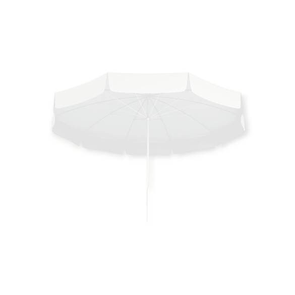 PLAJ ŞEMSİYESİ BEYAZ RENK