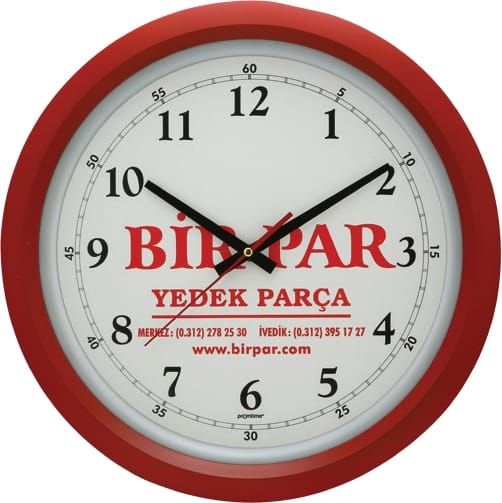 Plastik çErçeve çEmberli Duvar Saati 38 Cm