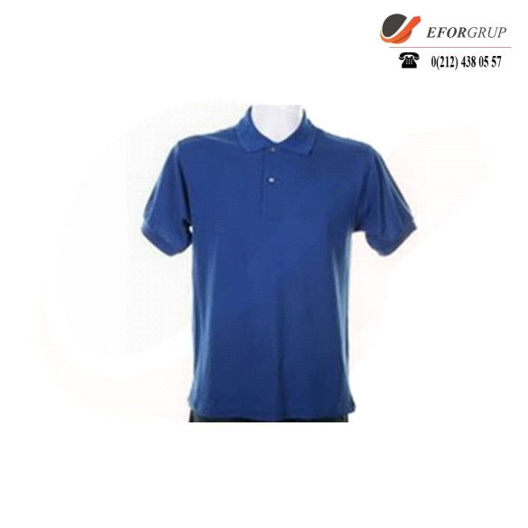 Polo Yaka Lacivert Tişört