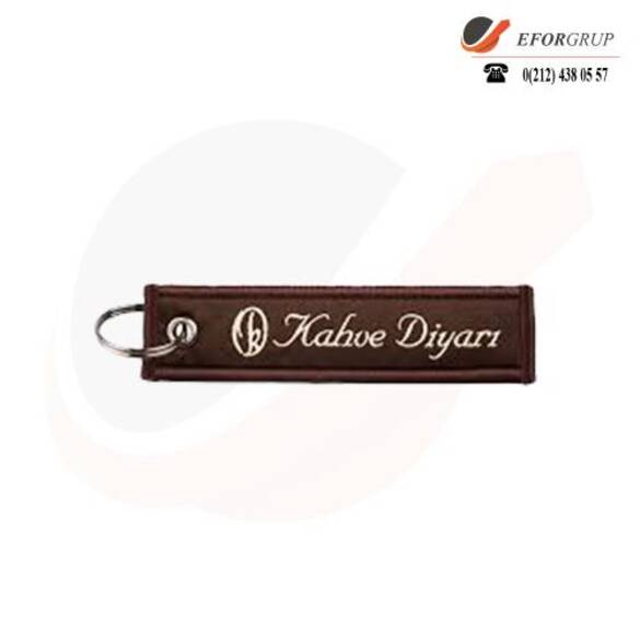 Premium Logolu Dokuma Anahtarlık