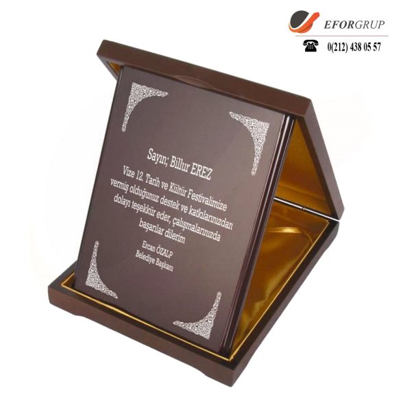 Promosyon Ahşap Plaket