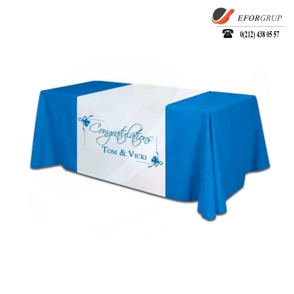Promosyon Mavi Masa Örtüsü