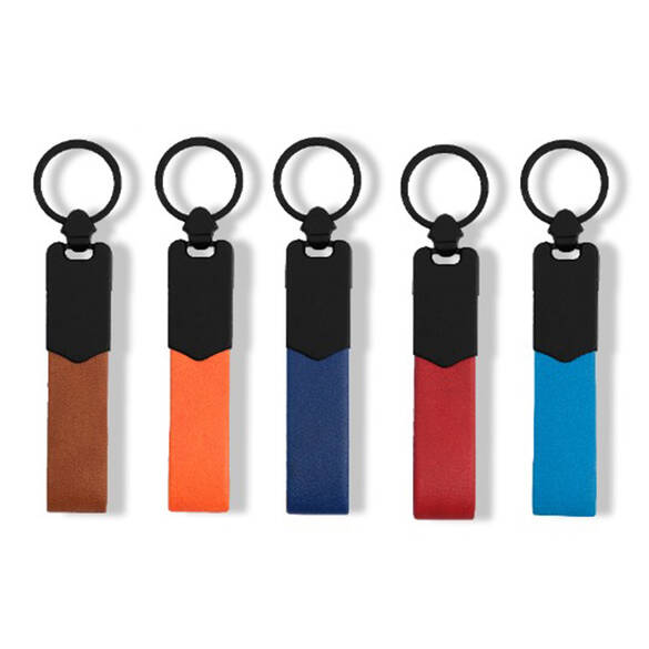 Renkli Deri Anahtarlık