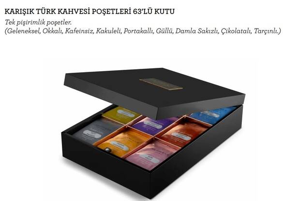 SELAMLIQUE İSTANBUL KARIŞIK TÜRK KAHVESI POŞETLERI 63’LÜ KUTU