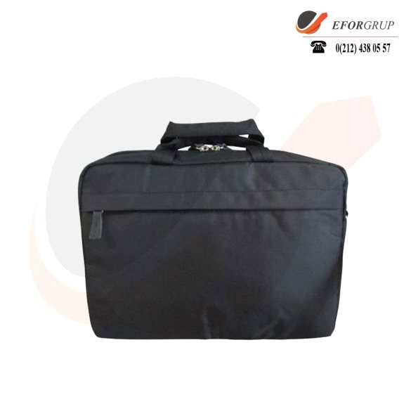 Siyah Düz Laptop Çantası