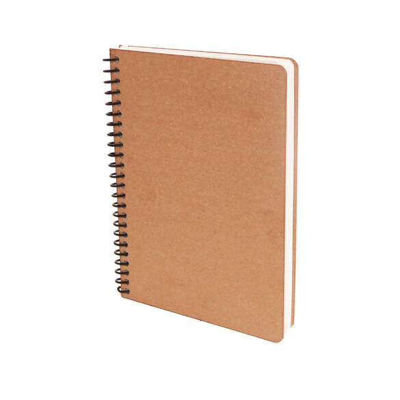 SPİRALLİ KRAFT DEFTER (15X21 CM)