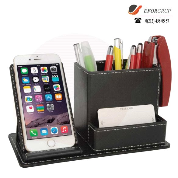 Telefon Tutuculu Kalemlik