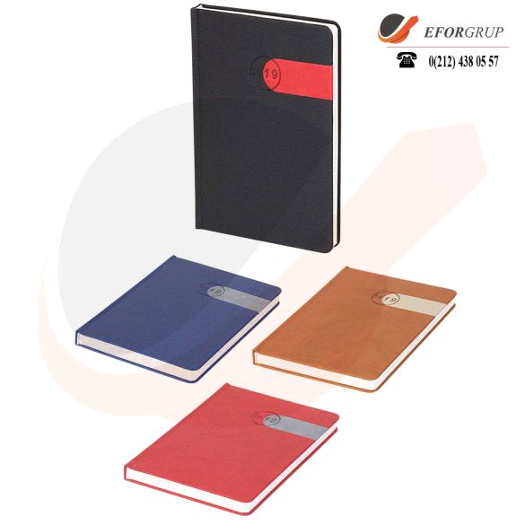 Termoderi Renkli Kapaklı Ajanda